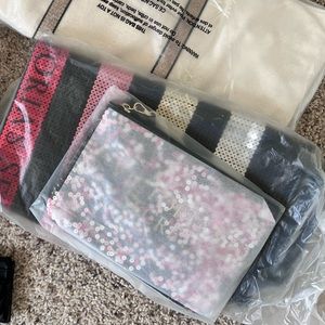 Victoria’s Secret black with shimmer tote